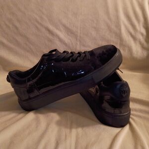 Kurt Geiger Black Patent Men's Derbys